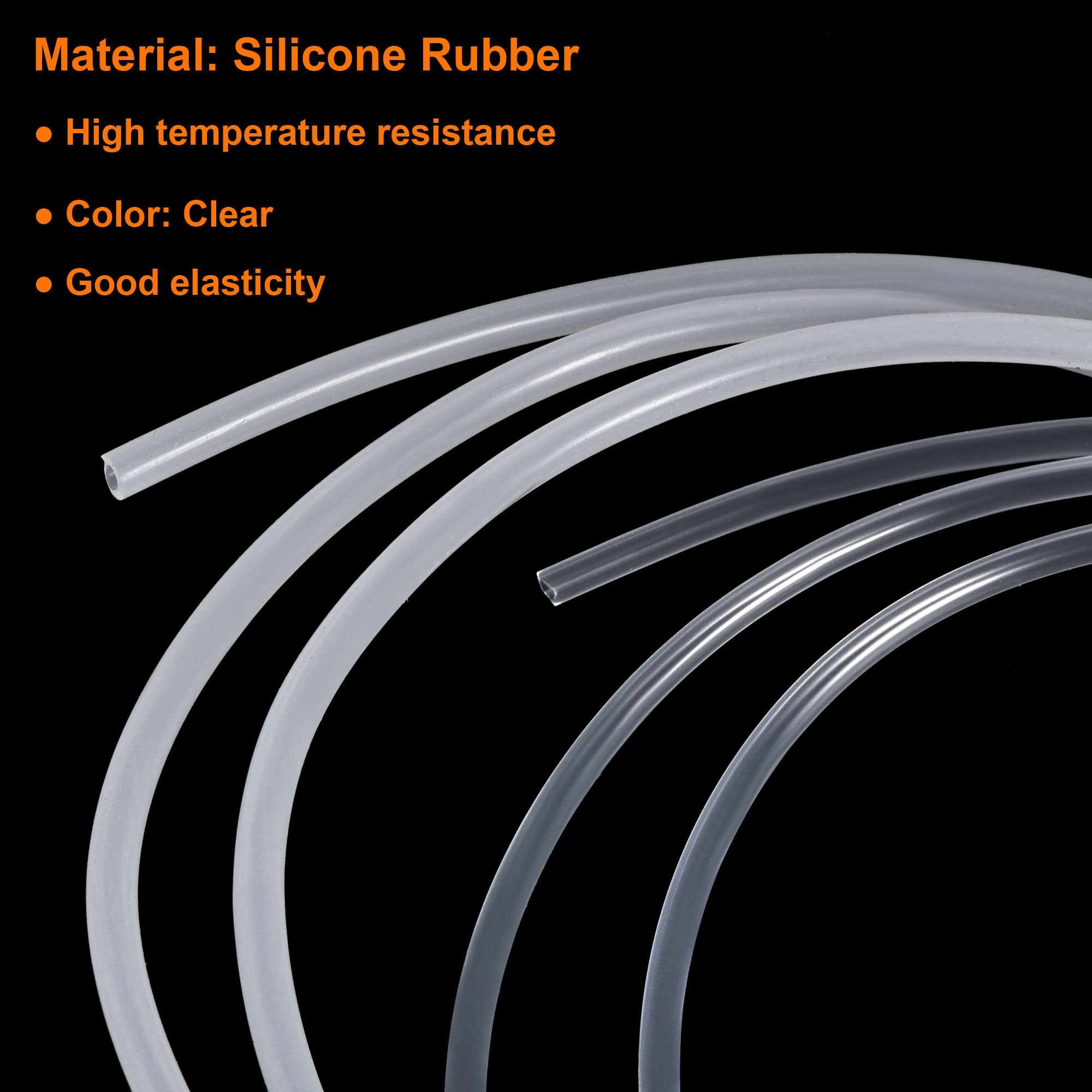 Tubo Silicone Per Acqua/Aria - 2mm E 3mm Diametro | Flessibile E Trasparente Per Pompe - Foto 2