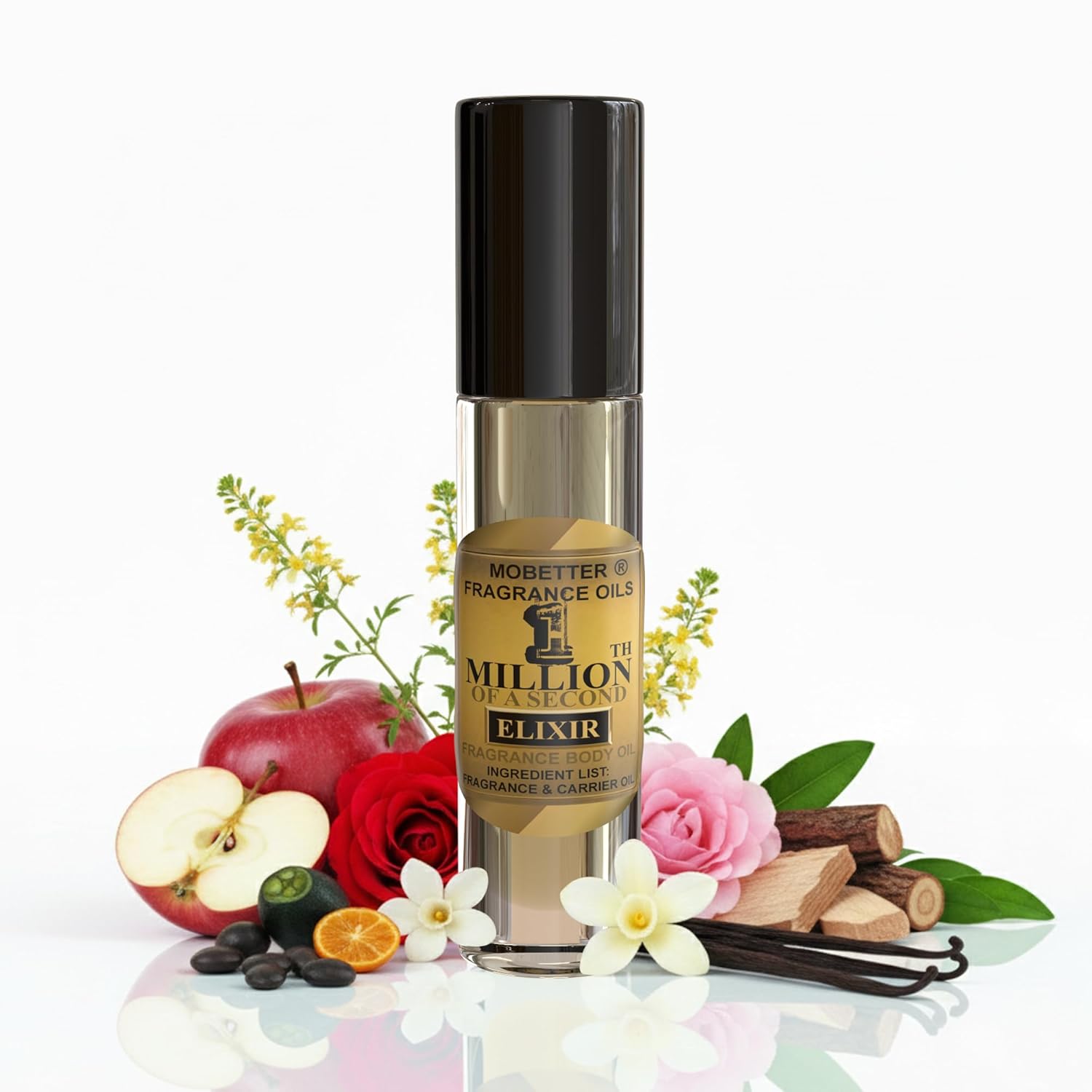 MOBETTER FRAGRANCE OILS 1 Millionth of a Second Elixir Men Cologne Body Oil - Image 2