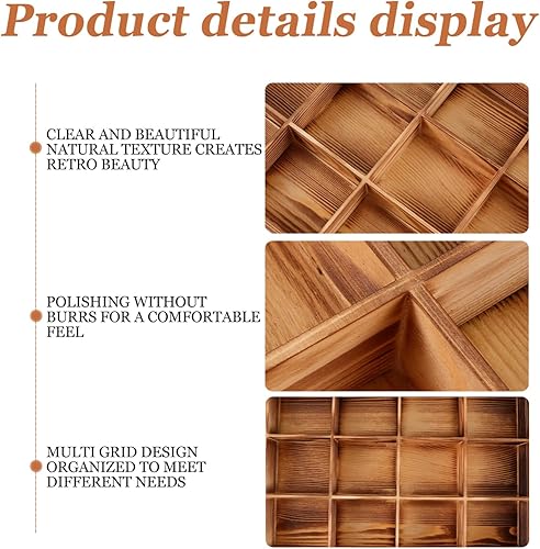 Miniatura 2 de HOMSFOU Caja de almacenamiento de té organizador de paquetes de condimentos soporte de té para bolsas de té organizador de recipientes de té para