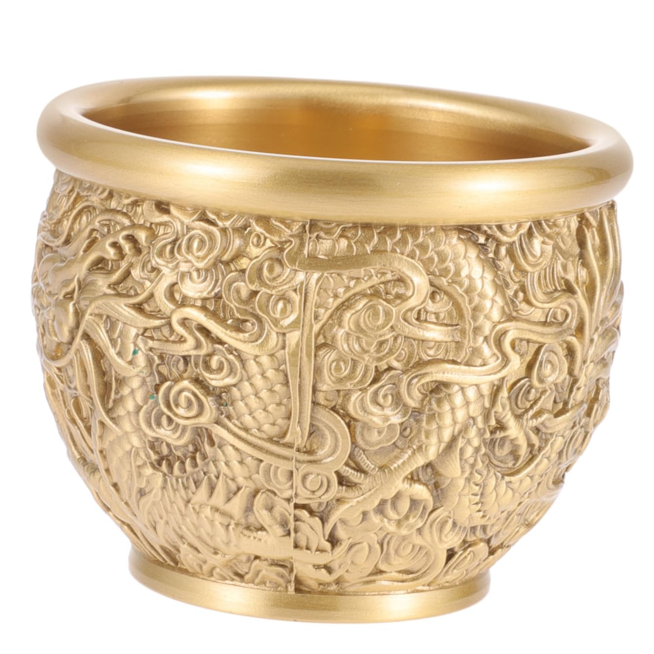 Bol en laiton motif dragon HANABASS, élégance et tradition pour décoration raffinée