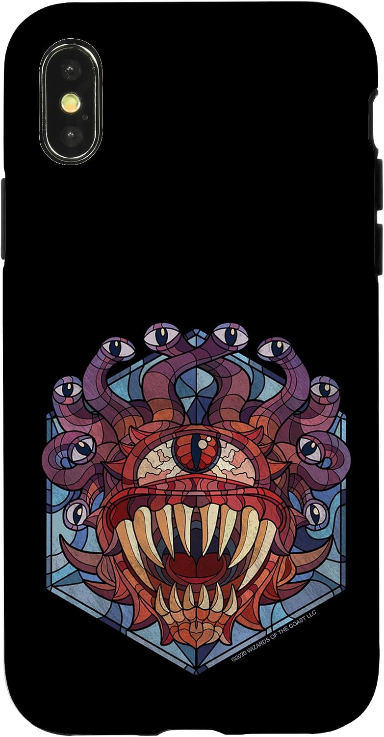 Dungeons & Dragons Beholder Stained Glass Case for iPhone XR