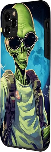 Miniatura 5 de iPhone 11 Pro Creepy Alien July 4th Drinking Blue Moon Case
