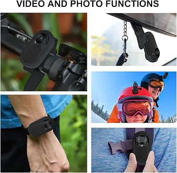 Dog Collar Camera 1080P, Lightweight Pet Cam with LCD Display, 170 Wide Angle Mini Video Recorder for Dogs Cats
