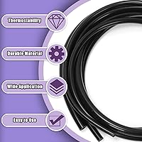 Vista 3 de Swpeet 15 piezas de 3 tamaños de diámetro exterior de 0.394 pulgadas, 0.472 pulgadas, 0.630 pulgadas, 0.632 pulgadas, 0.632 pulgadas, tubo