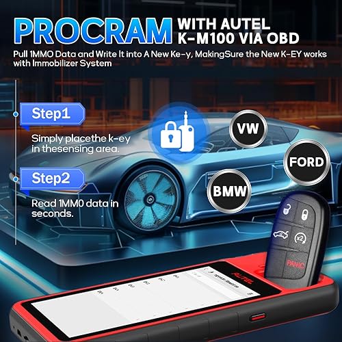 Miniatura 6 de Autel IKEYCR5TPR 5 botones en blanco 2025 Nuevo Kё-y Fob proğrammable Compatible con sistemas de vehículos que utilizan 315/415 MHz Alcance ultra