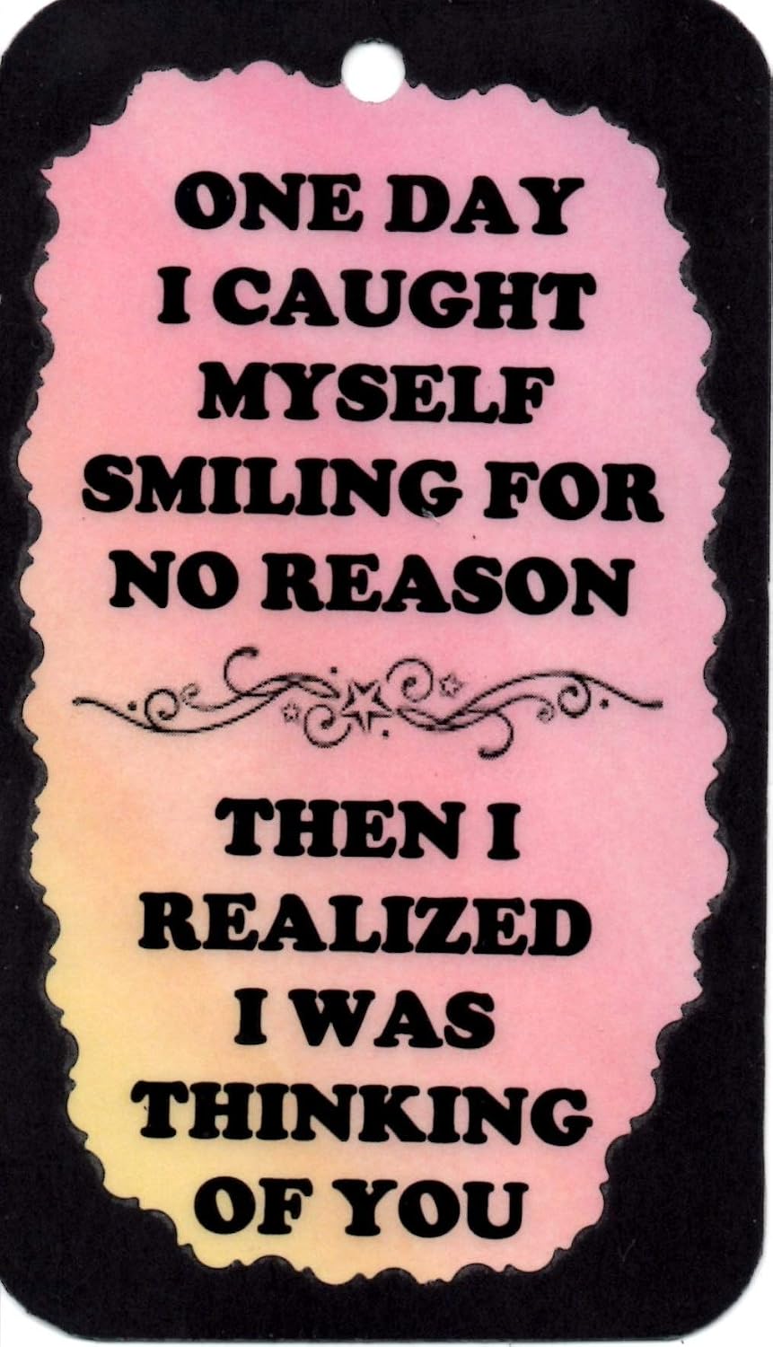 Set Of 2 Friendship 3 1/2" x 6" Kitchen Decor Signs/Plaques/Magnets Sayings 2154 Smiling Thinking About You 5104 Love Is Friendship Music Thank You Birthday Valentines Day House Warming Anytime Gifts