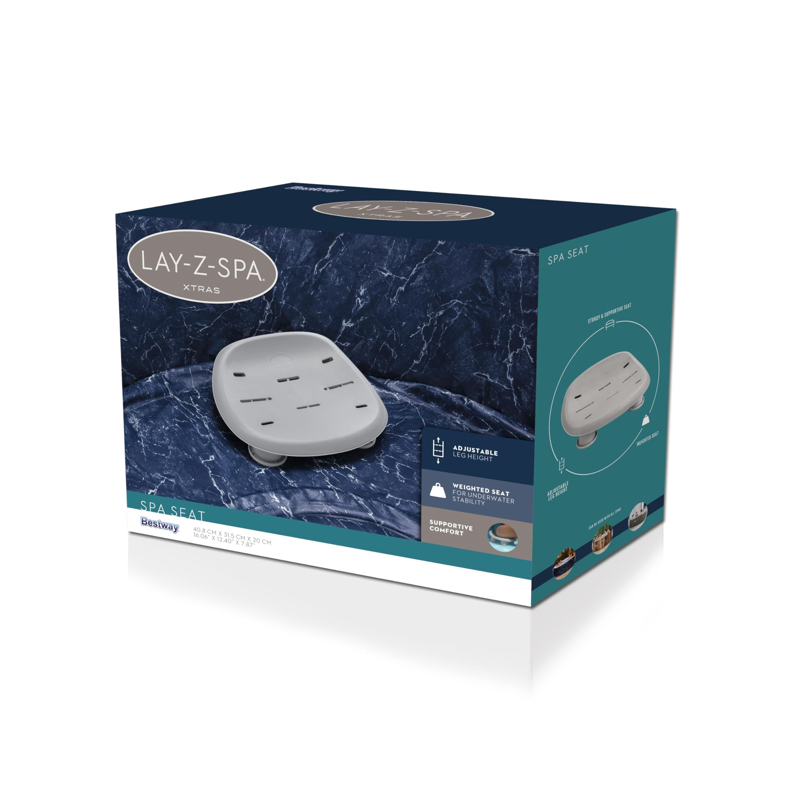 Bestway Sitz für Spa mit Höhenverstellung 8-12 cm