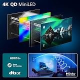 Philips Ambilight 65MLED910 'The Xtra' Mini LED 4K Smart TV - Écran 65 Pouces avec P5 Perfect Picture Engine Ultra HD, Titan OS, Dolby Vision et Son Dolby Atmos - 4