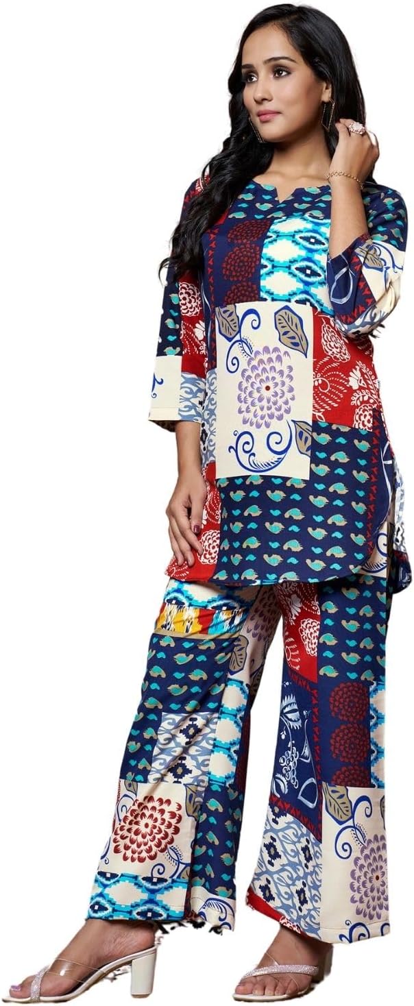 GRECIILOOKS Women's Cotton Blend Night Dress