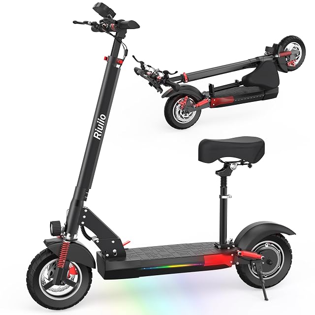 Electric Scooter for Adults - 19 22 28 MPH Dual Suspension 8 5 10 14 Tires 350 500