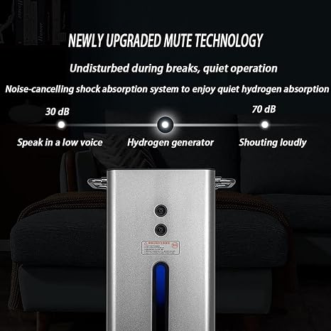 Hydrogen Inhalation Machine, 300 Ml/min Output, Premium Grade PEM Technology, 99.996% Pure Hydrogen, Water Purifier Generator