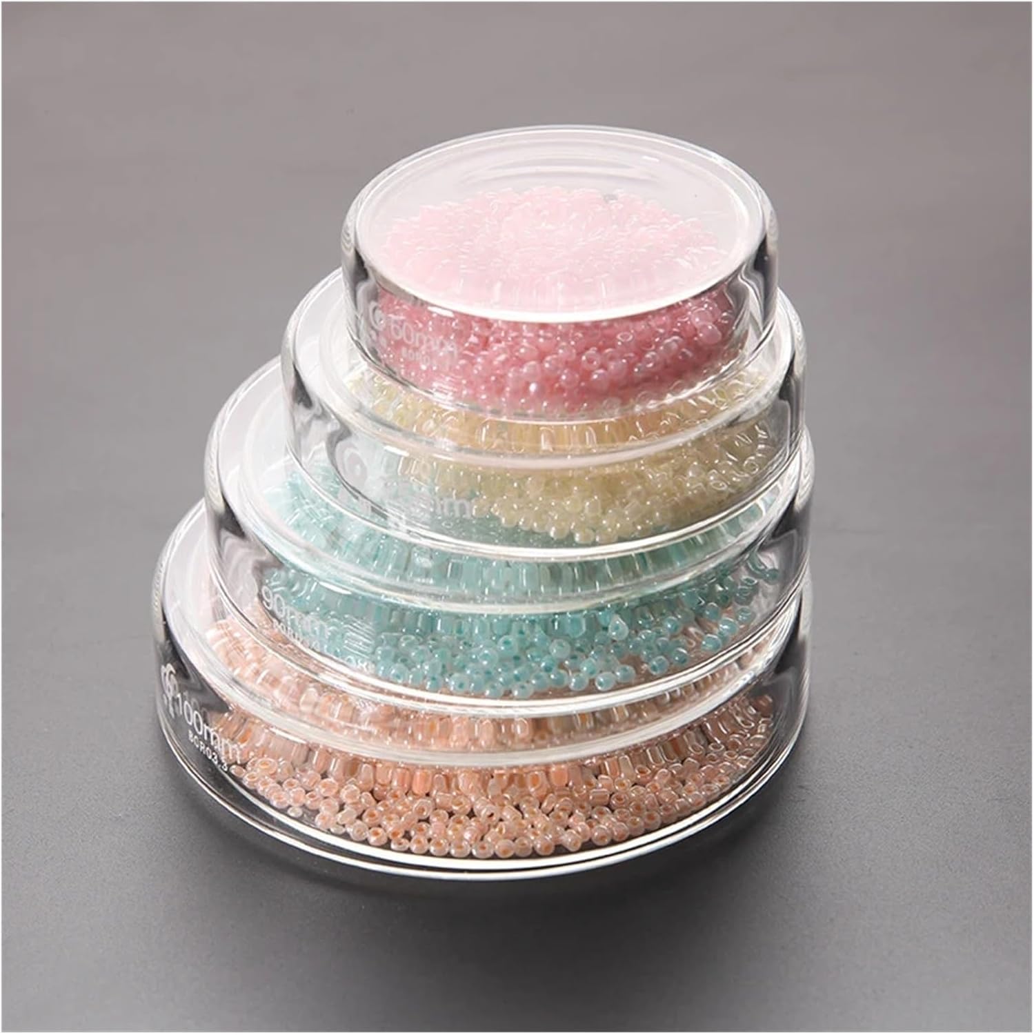 10 Pieces/Pack 100mm Glass Petri Dish Bacterial Culture Dish Borosilicate Glass Chemistry Laboratory Equipment