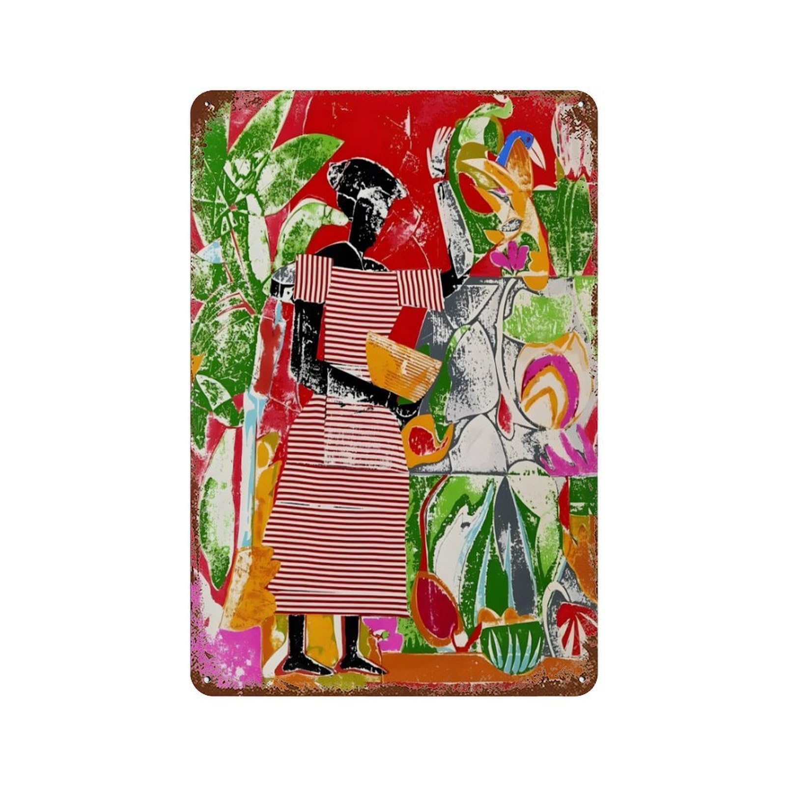 xiaoxiaoshen Romare Bearden (19) Wall Decor Art Metal Tin Poster Modern Home Decor Art Home Bar Shop Decorations Vintage Sign 30x20cm