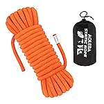 AOLEBA 10.5 mm Static Climbing Rope 10M(32ft) 20M(64ft) 30M(96ft) 50M(160ft) 70M(230ft) Outdoor Rock Climbing Ropes, Escape Rope Ice Climbing Equipment Fire Rescue Parachute Rope
