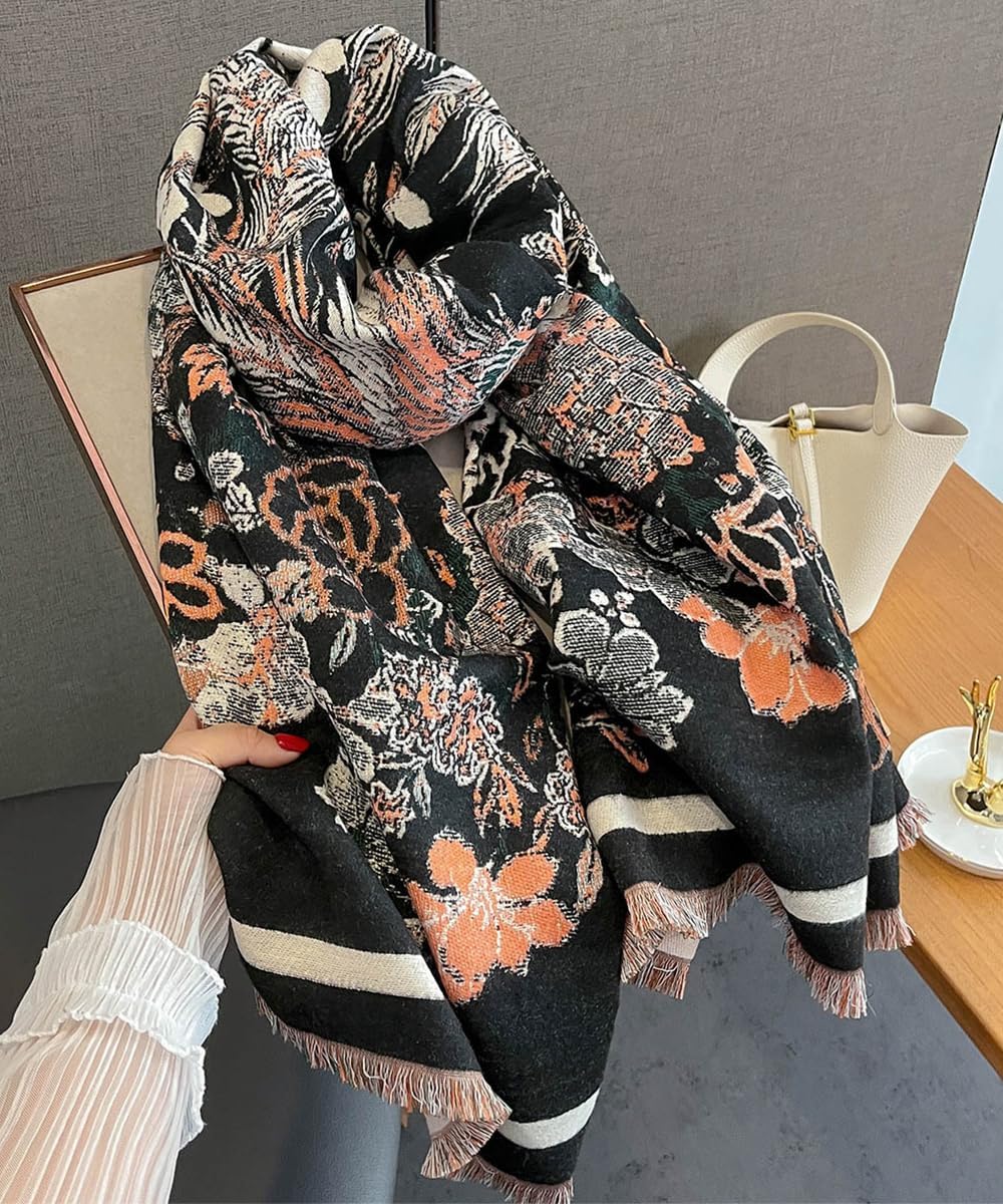 Scarf for Women Winter Warm Shawl Large Oversized Scarves Wraps Fashion Blanket Pashmina Shawl - Image 4