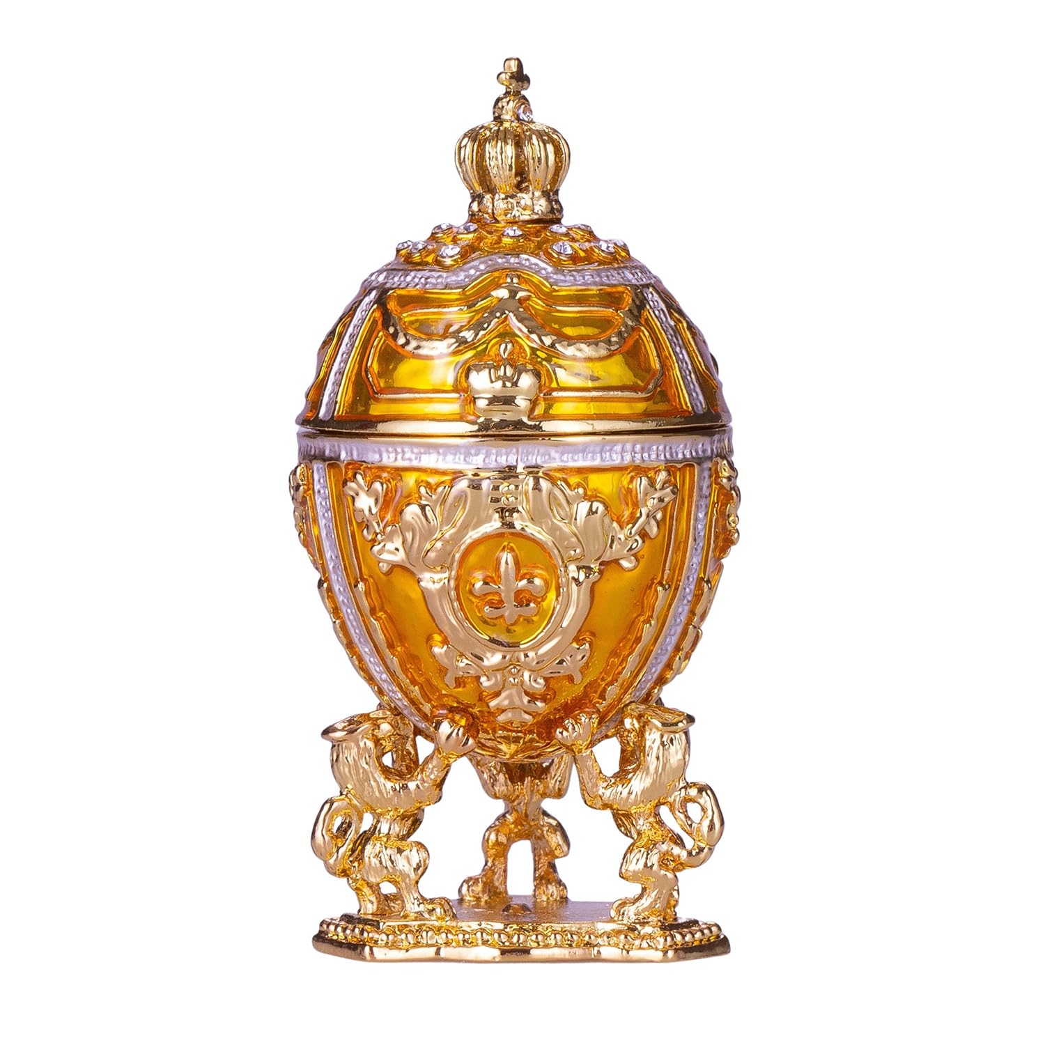 Boîte à bijoux œuf à la Fabergé pour sublimer votre coiffeuse