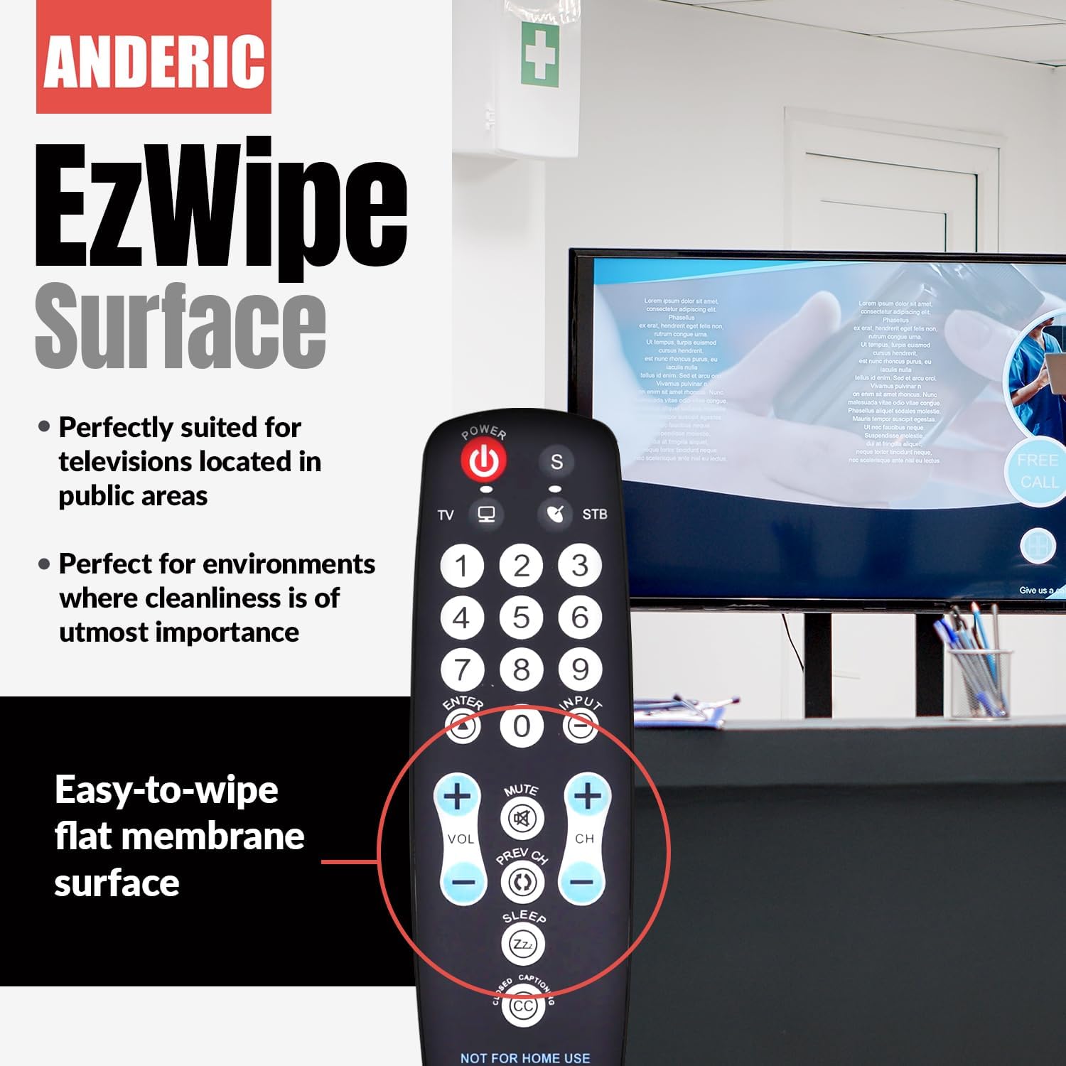 Anderic EzWipe Surface for Easy Cleaning