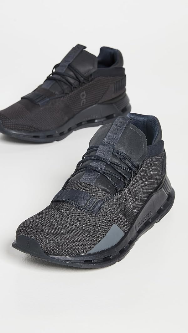 On Men's Cloudnova Sneaker, Black/Eclipse, 12.5 Medium US by On - Used condition - Image 3