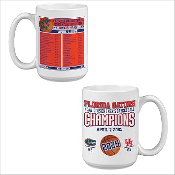 Florida Gators 2025 National Champions Collectors White Mug