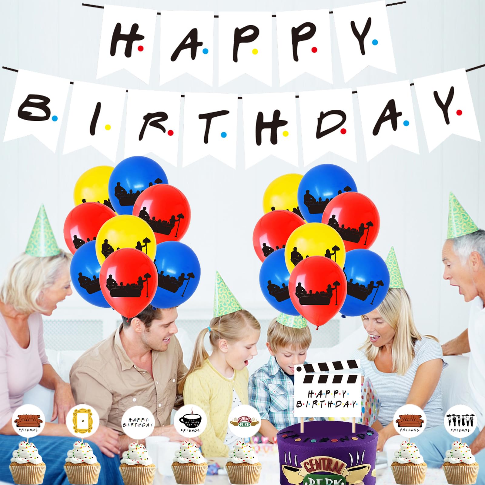 Décorations D'Anniversaire Rainbow Friends Ballons D'Anniversaire
