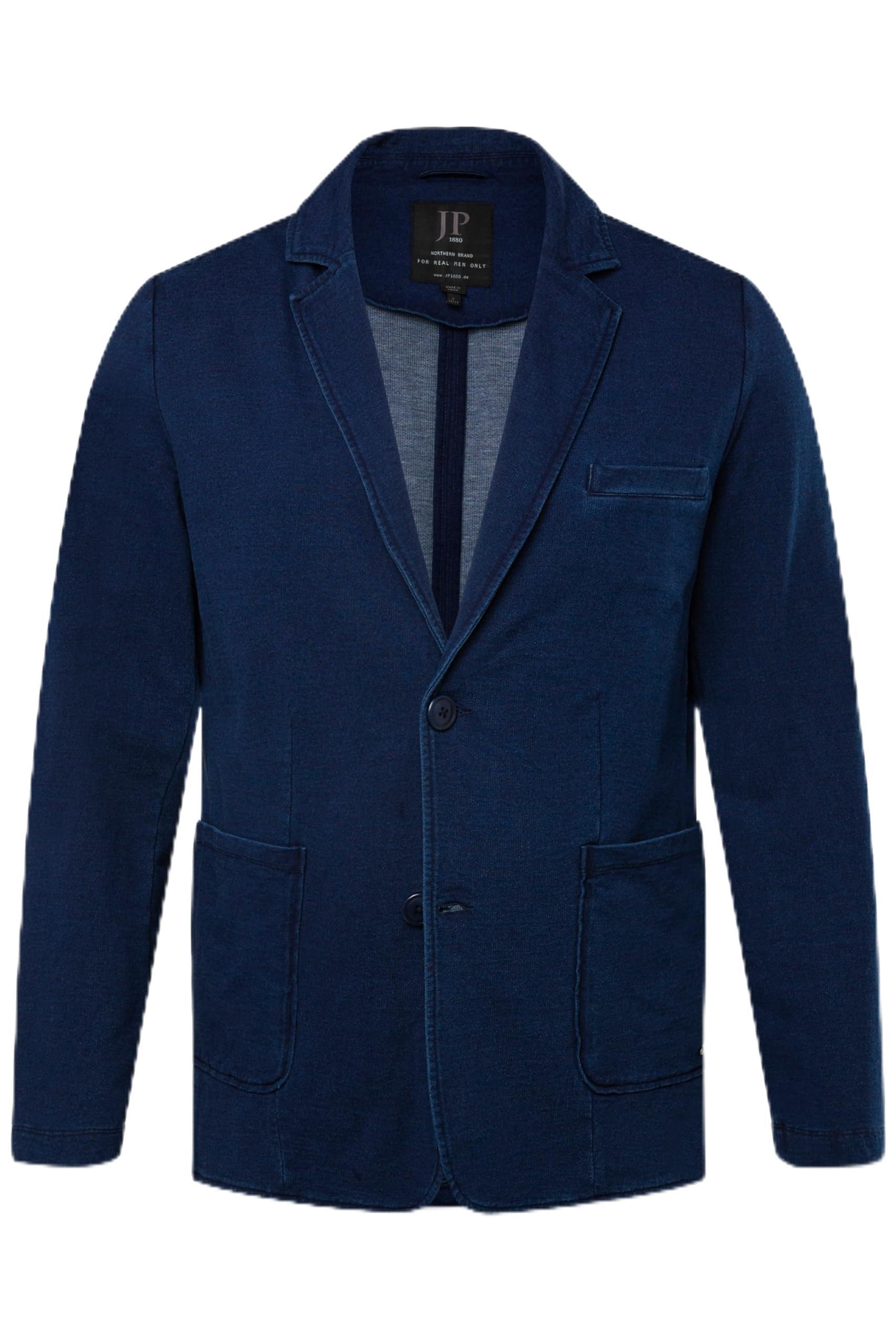 JP 1880 Herren große Größen Übergrößen Menswear L-8XL Sweatsakko, Business, FLEXNAMIC®., Vintage Look, Revers 826175