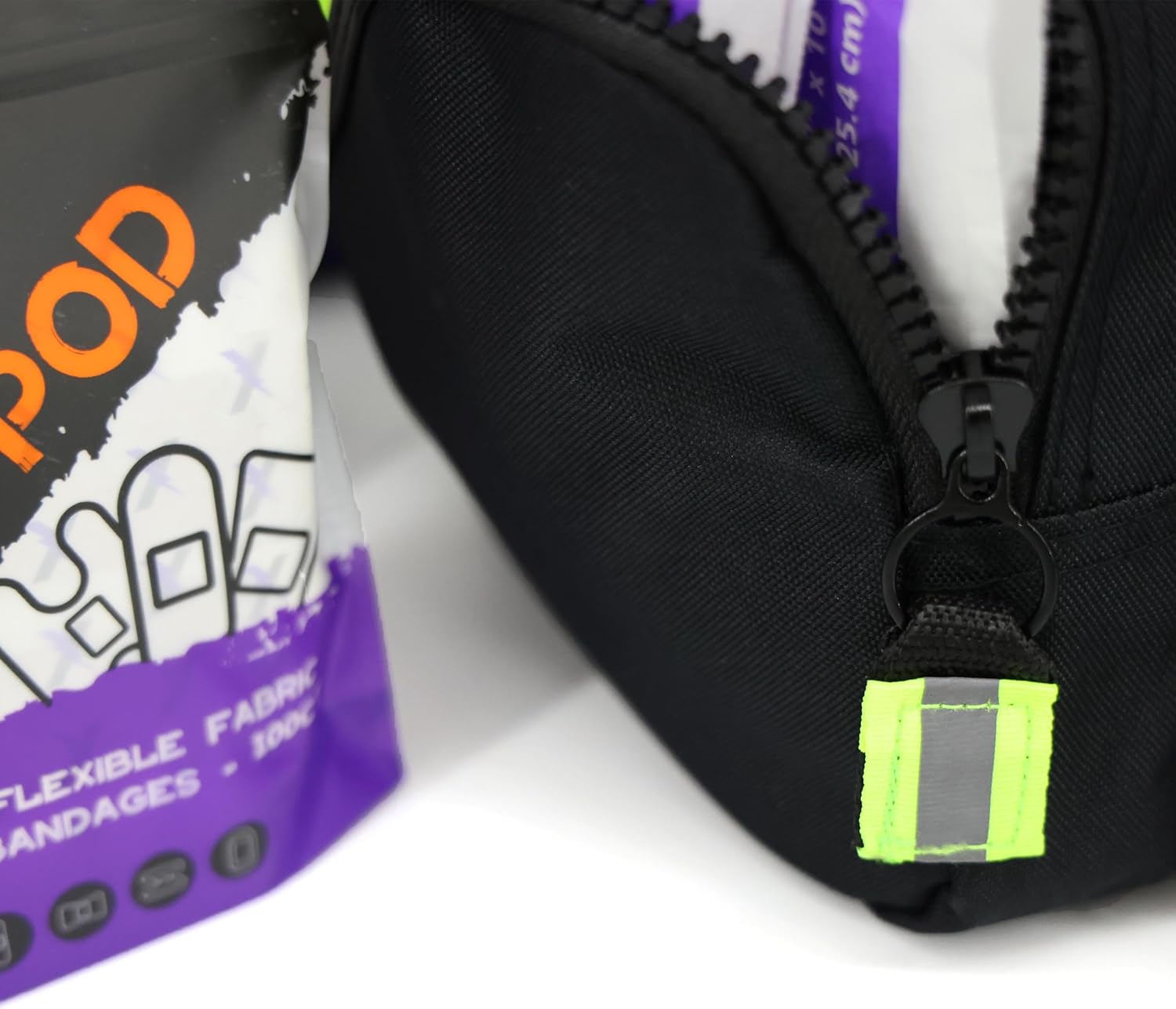 Lightning X Value Compact Medic First Responder EMS/EMT Stocked Trauma Bag w/Basic Fill Kit A - Black - Image 5