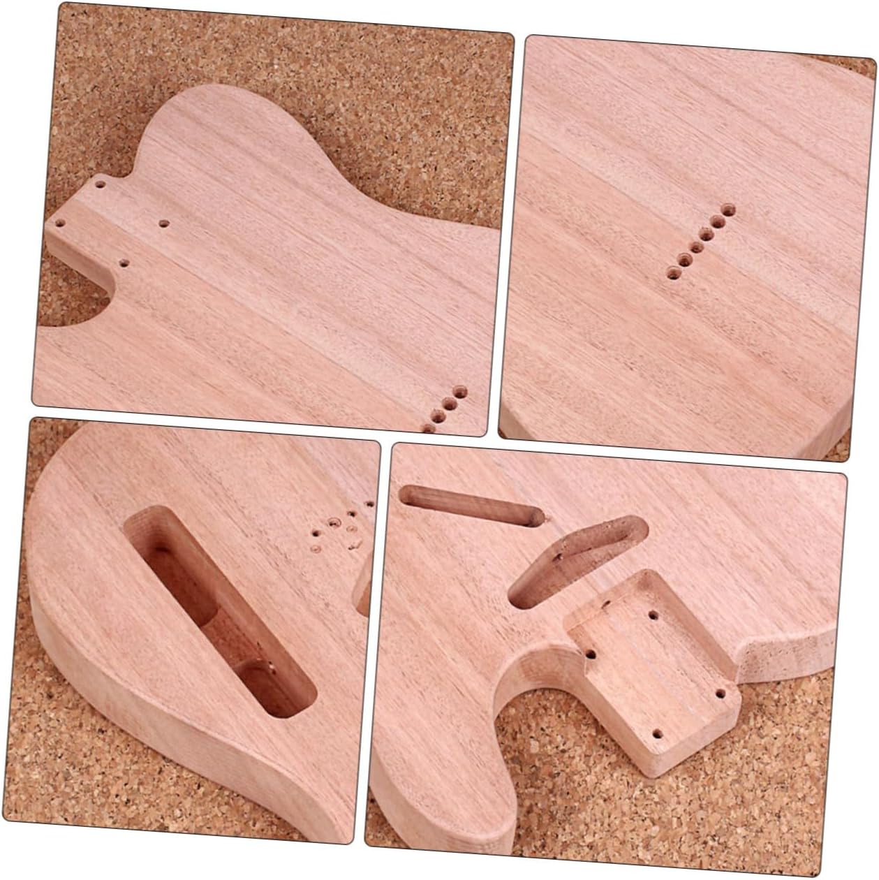 Unfinished Tl Electric Guitar Body Blank Wooden Guitar Barrel for Custom Diy Projects Suitable for Tl Style Electric Easy to Paint and