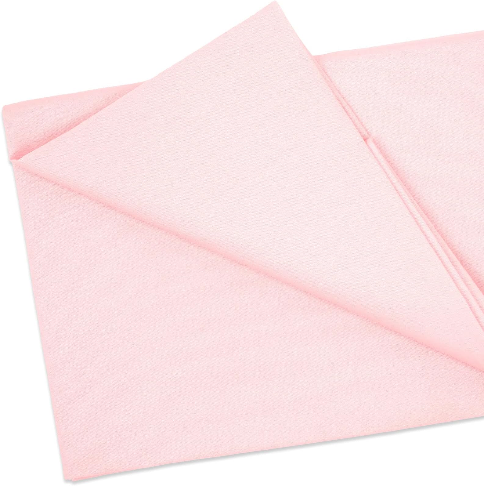 Master FAB Cotton Fabric by The Yard for Sewing DIY Crafting Fashion Design (Baby Pink Solid-1y*1pcs)