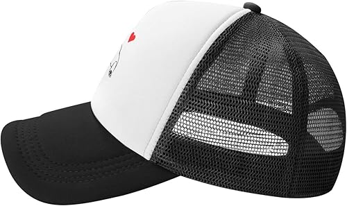 Miniatura 3 de Gorra de malla para papá, ajustable, lavada, con parte inferior de bulldog francés, gorra de béisbol para papá, divertida gorra de camionero para