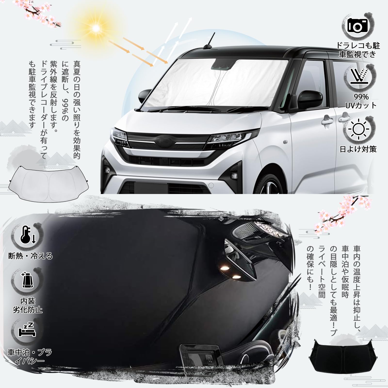 Amazon.co.jp: ruiya 2025 新型 ダイハツ ムーヴ ムーヴキャンバス