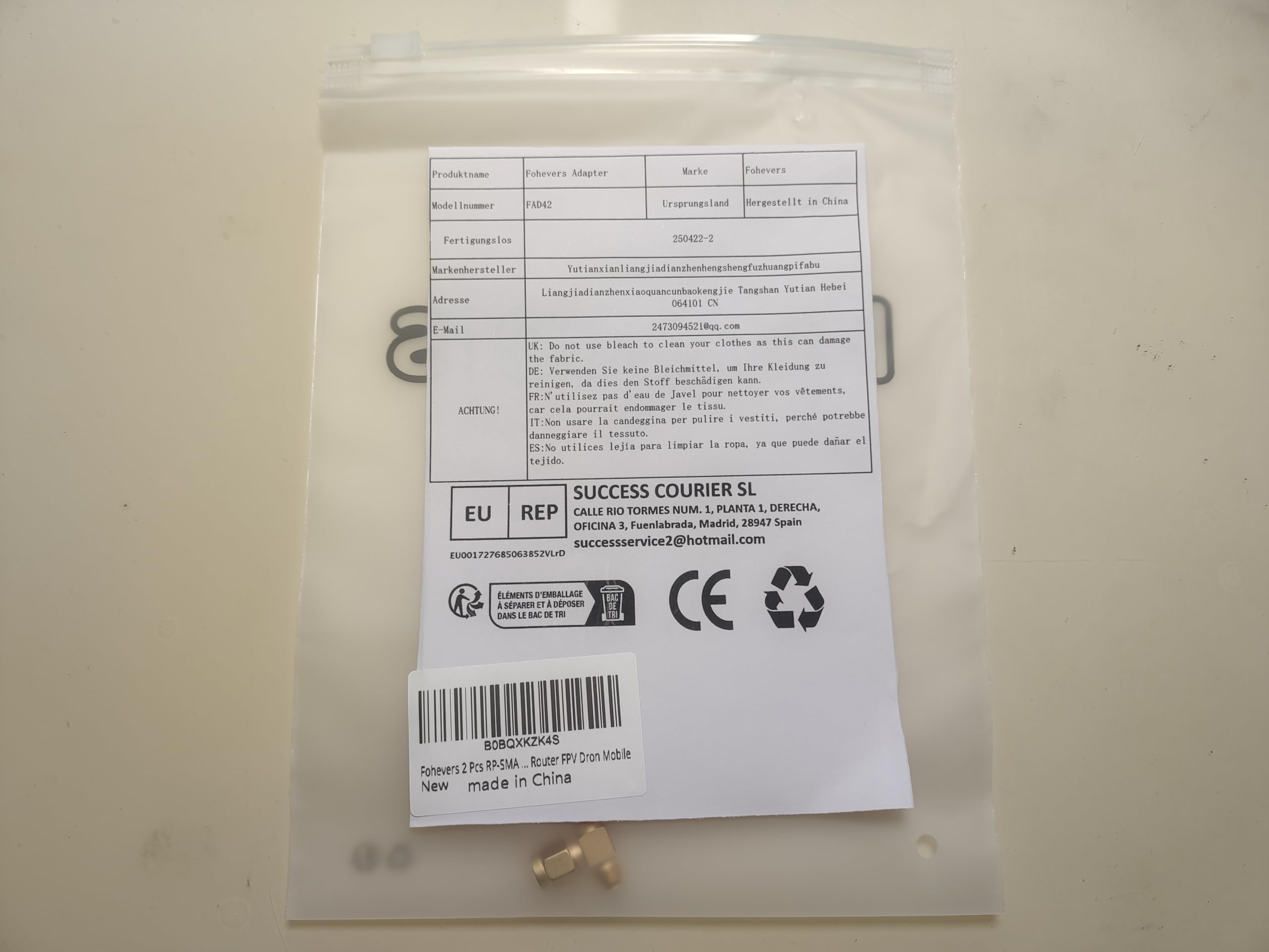 2 szt. RP-SMA męski na RP-SMA żeński na RP-SMA żeński adapter RP SMA złącze koncentryczne RF do anteny radia WiFi router FPV Dron Mobile
