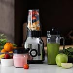 Tribest Glass Personal Portable Blender, Chrome, 5.6 lbs