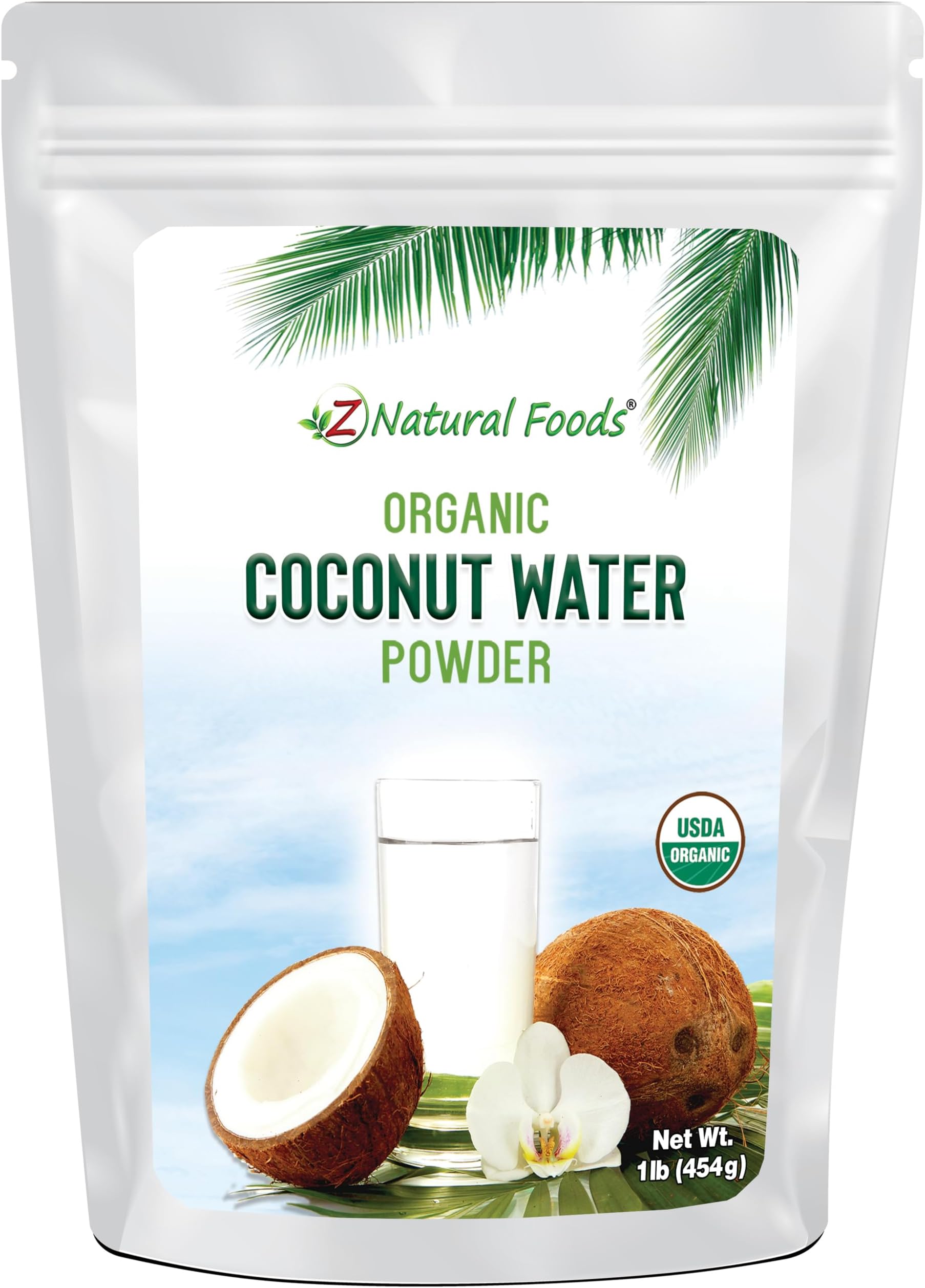 Organic Coconut Water Powder - Energy & Electrolyte Support - Perfect Pre/Post Workout - Vegan, Gluten-Free, Non-GMO, Kosher, NOT Freeze Dried Coconut Water Powder, 1 lb