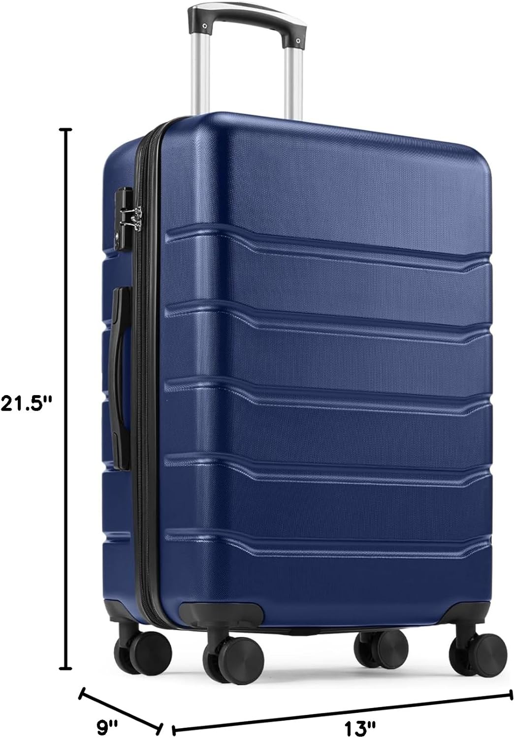 Carry-On Luggage, 20 inch Hard Shell Rolling Suitcase for Travel Expandable Lightweight with Spinner Wheels TSA Lock