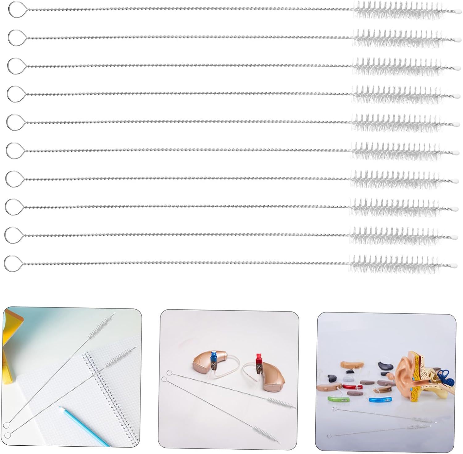 Complete Vent Tube Cleaner Kit 10pcs Pipe Cleaners for Cleaning Dredging