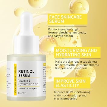 Retinol Face Serum Serum For Face,Hydrate Facial Skin Care Serum for All The Skin Type 30ml