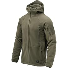 Helikon-Tex Patriot Hybrid Fleece Jacket Mk 2 US, Alpha, Large, Regular, Regular, Olive Green