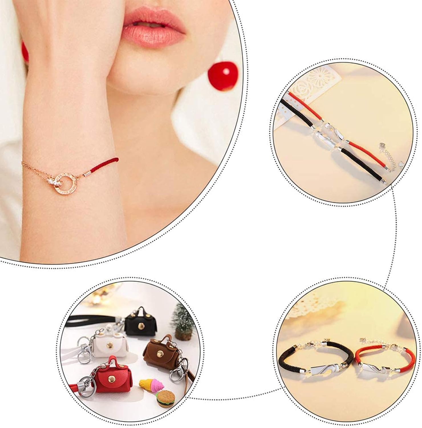 UNICRAFTALE 70pcs 7 Sizes Column Cord Ends - 304 Stainless Steel End Caps 1-4mm Tube Leather Terminators - Vacuum Plating for DIY Jewelry Making, Stainless Steel Color - Image 5