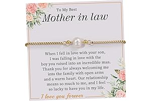 Nymerianoble Mother in Law Gifts Pearl Bracelet