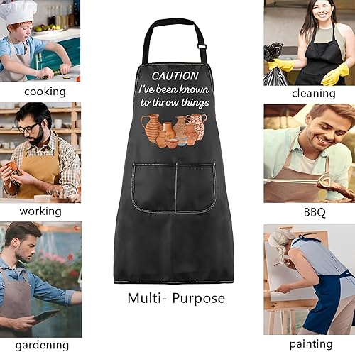 Miniatura 4 de Totally Kiln It - Delantal de cerámica para artistas, delantal de cerámica para amantes de la cerámica, regalos para amantes de la cerámica, regalos