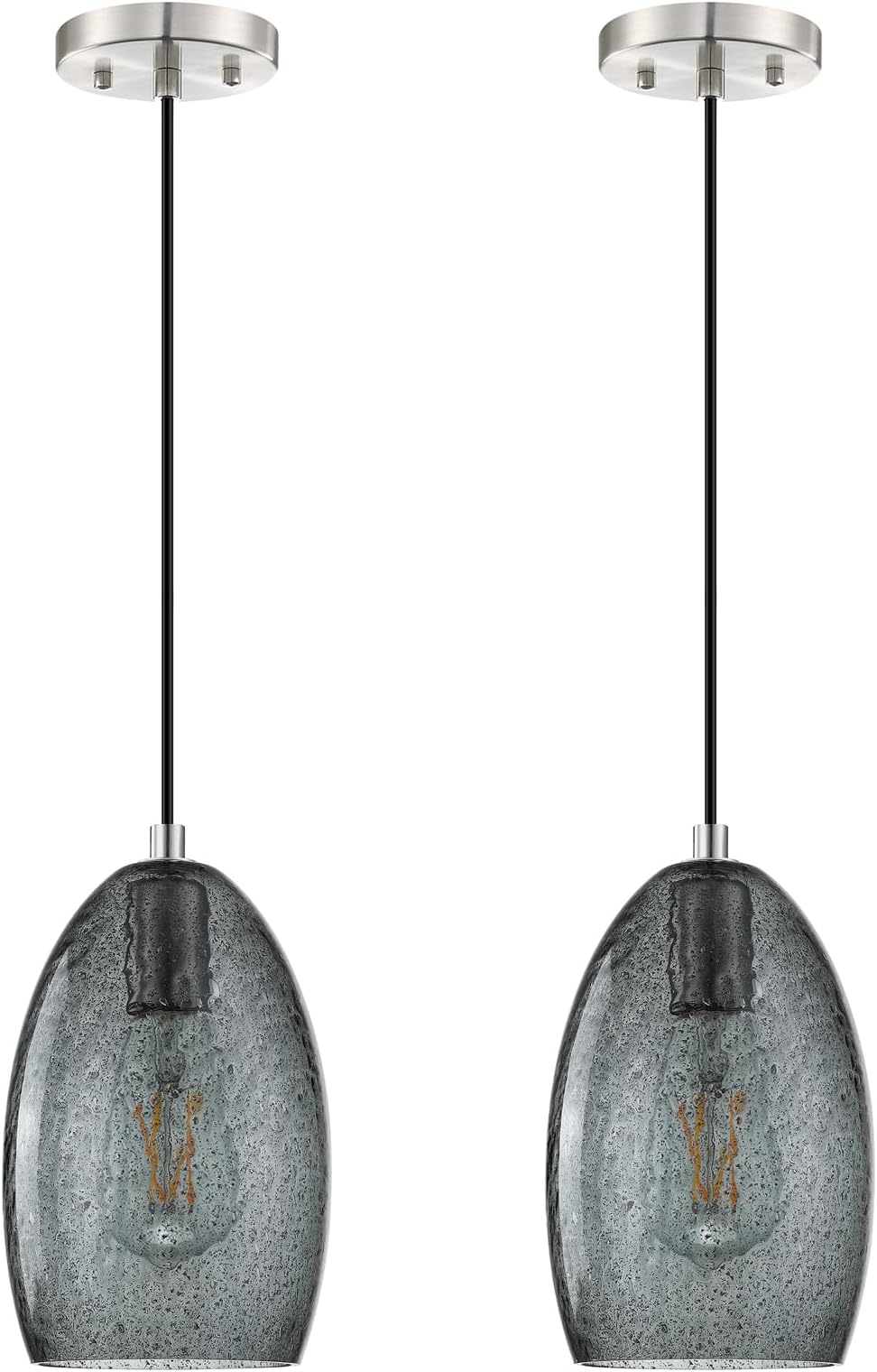 SEENMING HOUSE 2 Pack 1 Light Mini Hanging Indoor Kitchen Island