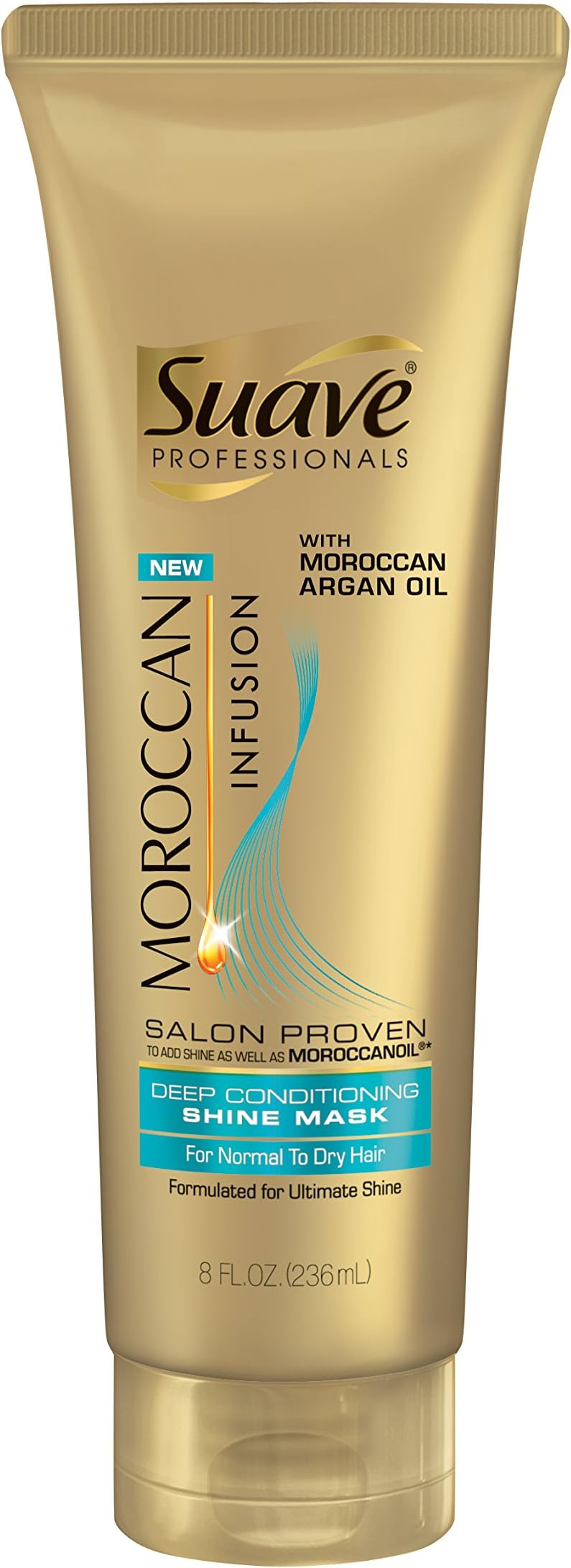 Suave Professionals Moroccan Infusion Deep Conditioning Shine Mask, 8 Ounce