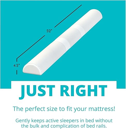 Miniatura 2 de Little Sleepy Head Protector de cama para niños pequeños, riel de cama para niños pequeños, riel de cama para niños pequeños con cubierta suave,