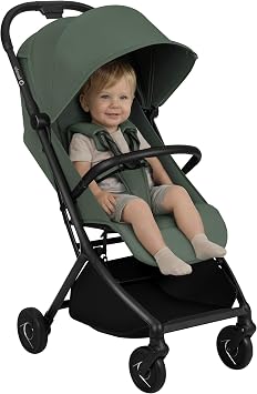 Lionelo SIA Lightweight Stroller 6 Months up to 22 kg - 4 Years Old City Compact Pushchair with CabinFly Size Fold, Lie Flat Recline, Front Suspension, XXL UPF 50+ Canopy 5 Point Harness, Cup Holder