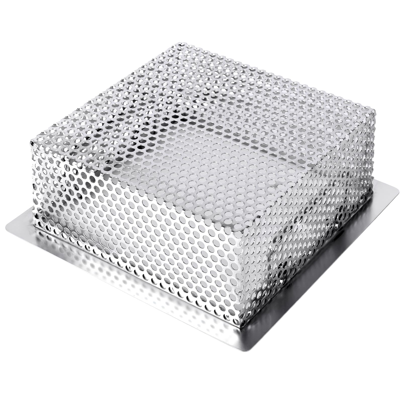 Sitko do odpływu podłogowego ze stali nierdzewnej 304, kosz z podwójnym uchwytem, 1,0 mm, 8-5/20 szer. x 20 cm dł. x 3 cm wys. sitko do zlewu podłogowego, super duży filtr odpływowy podłogowy