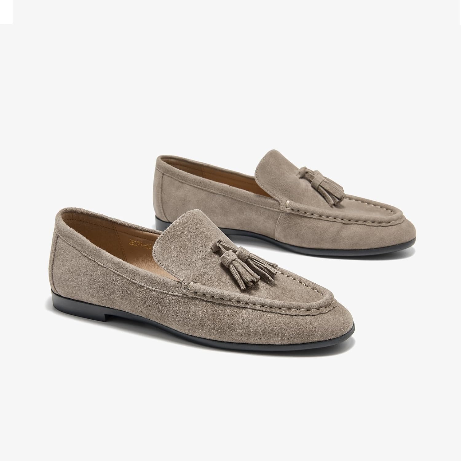 BEAU TODAY Suede Tassel Loafers for Women, Slip On Flats Shoes Women Comfortable, Lightweight Ladies Loafers Shoes Dress Casual Business Driving Moccasins for Work - Image 7