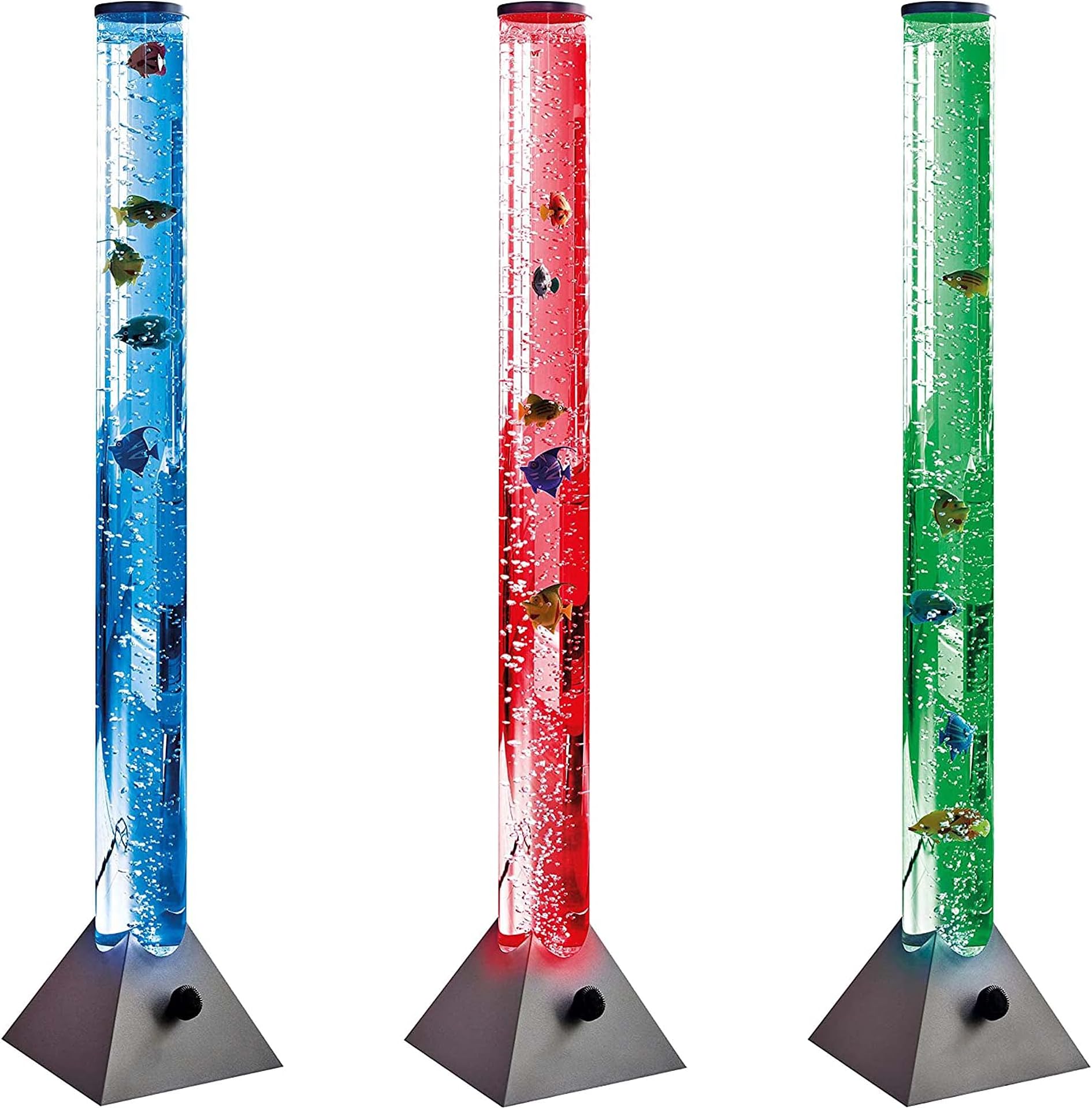 Bubble Fish Tank LAMP Tube Colour Changing Floor LAMP Sensory Lighting Mood New