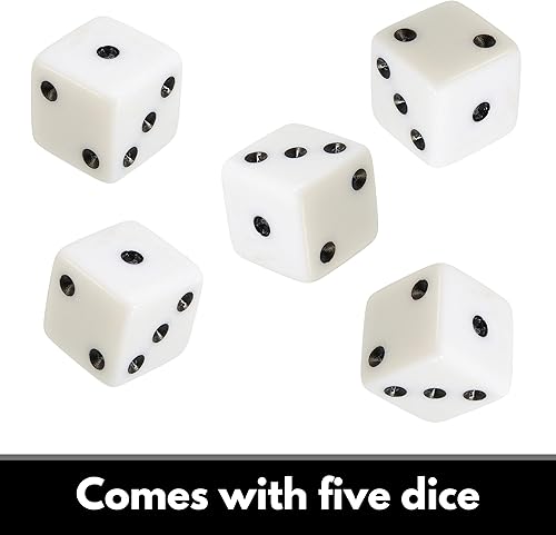 Miniatura 3 de Forro de fieltro Fat Cat Dice Cup con 5dados