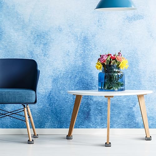 Miniatura 4 de Ecally Elevadores de cama ajustables para muebles, elevadores de patas de escritorio de 1.38 pulgadas, apilables, resistentes, elevadores de cama