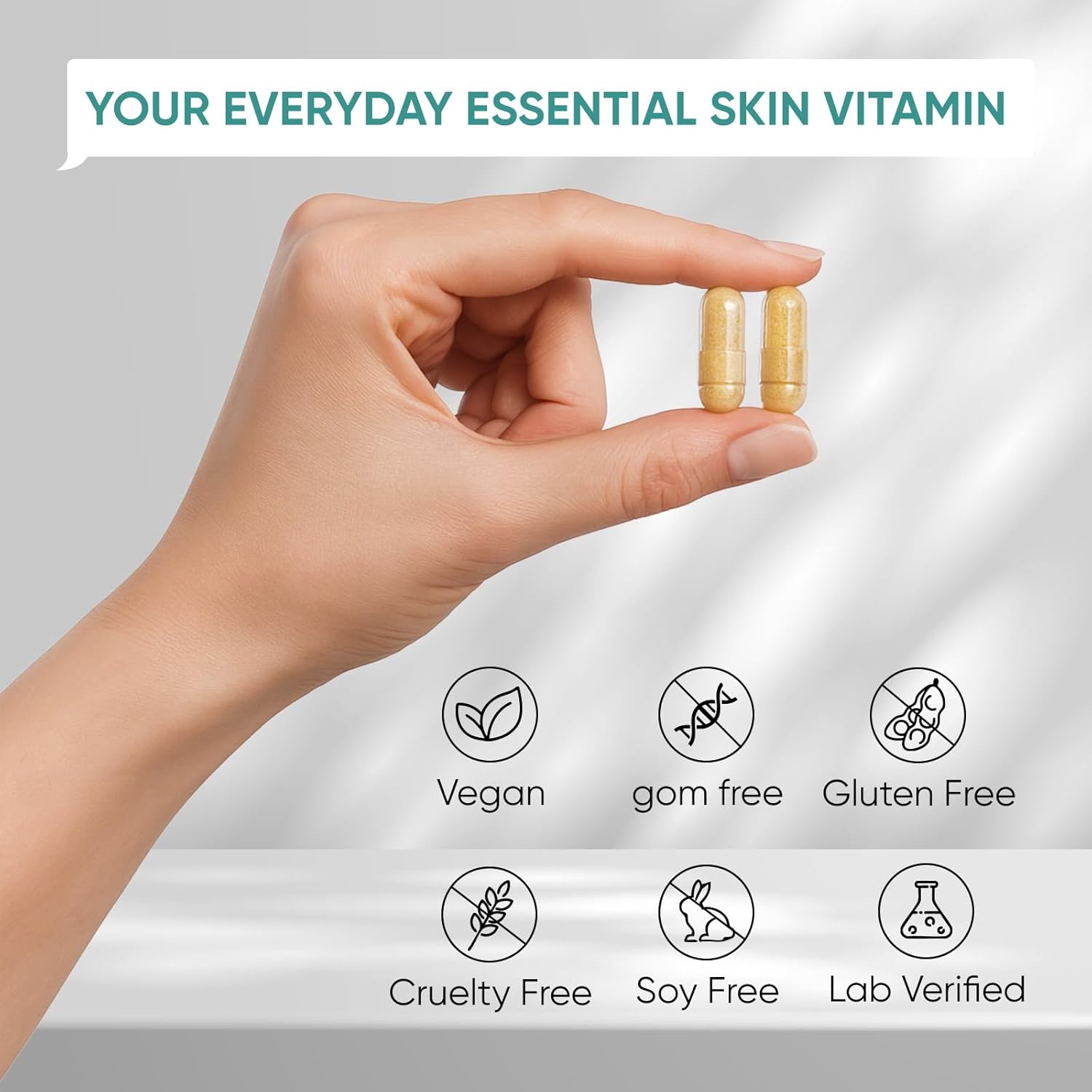 Clear Skin Supplement & Acne Supplement with Vitamin A, DIM, Milk Thistle – Hormonal Balance, Liver Detox & Antioxidant Support – Glutathione, Turmeric, Dandelion – Natural Skin Formula 90 Capsules - Image 5